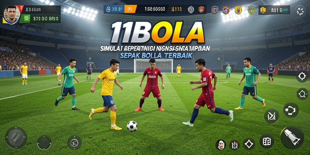 Tampilan permainan 11BOLA yang menarik dan mendebarkan.