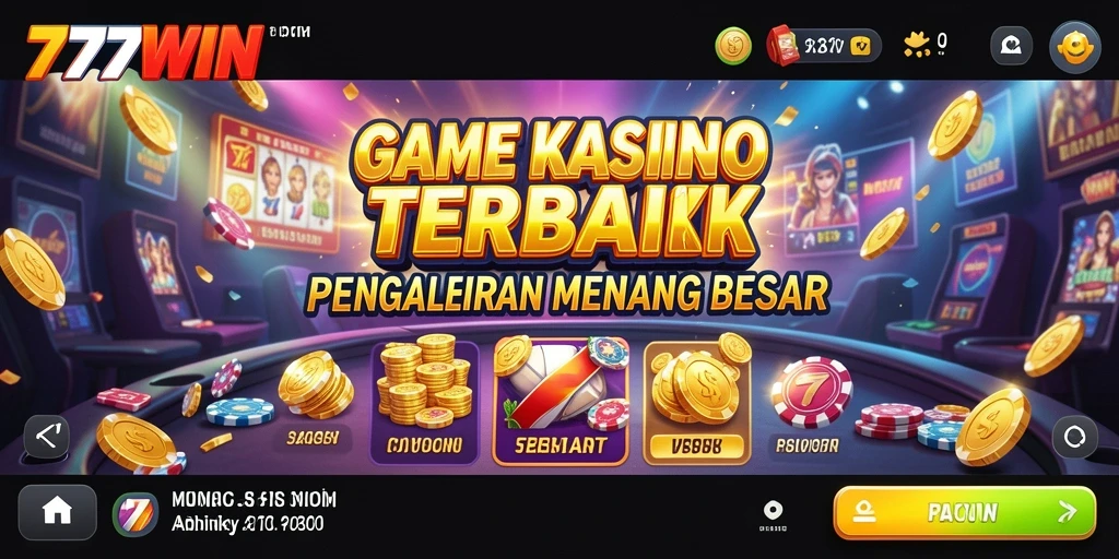 Screenshot gameplay 777WIN menunjukkan keseruan permainan kasino yang interaktif.