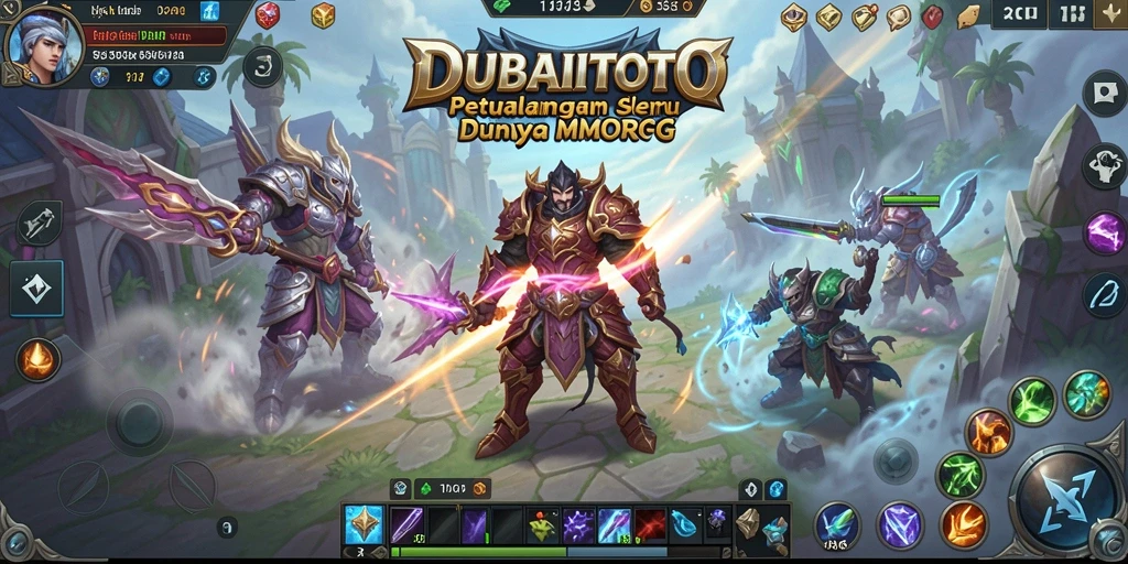 Tampilan gameplay DUBAITOTO yang mendebarkan dan seru.