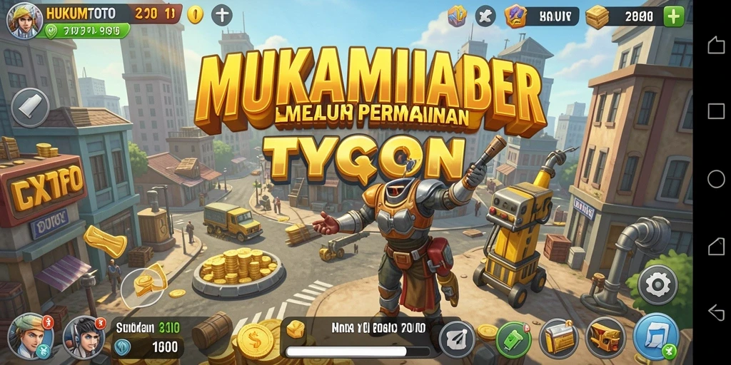 Tampilan gameplay HUKUMTOTO yang seru dan menarik.