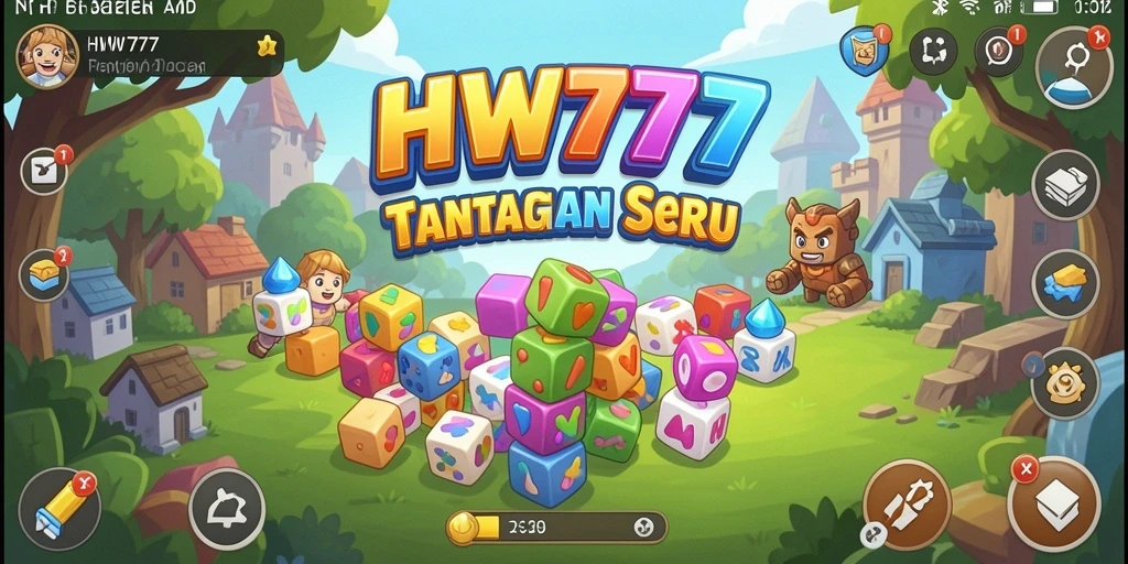 Tampilan gameplay HW777 yang menarik dan penuh tantangan teka-teki.