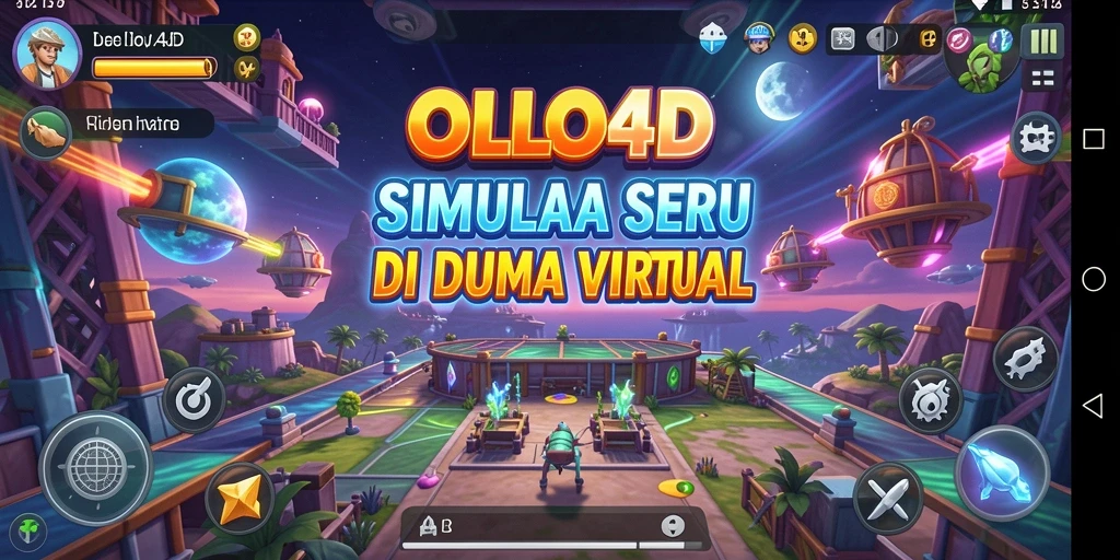 Tampilan screenshot gameplay OLLO4D yang menampilkan aktivitas simulasi yang seru.