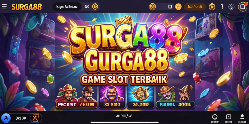 Tampilan menawan dari gameplay SURGA88 yang menawarkan keseruan Slot.
