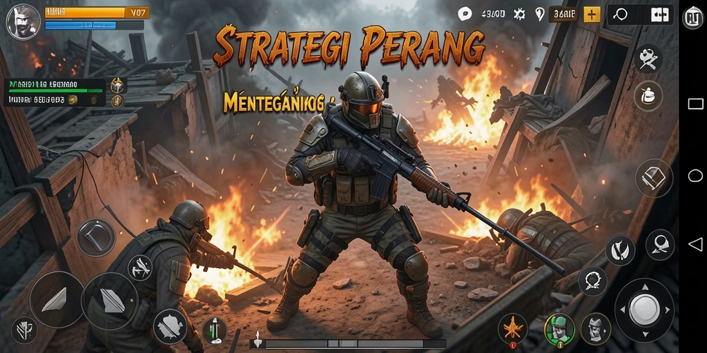Tampilan utama gameplay V07 yang menegangkan dan menantang.